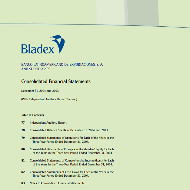 Financial Statements 2004