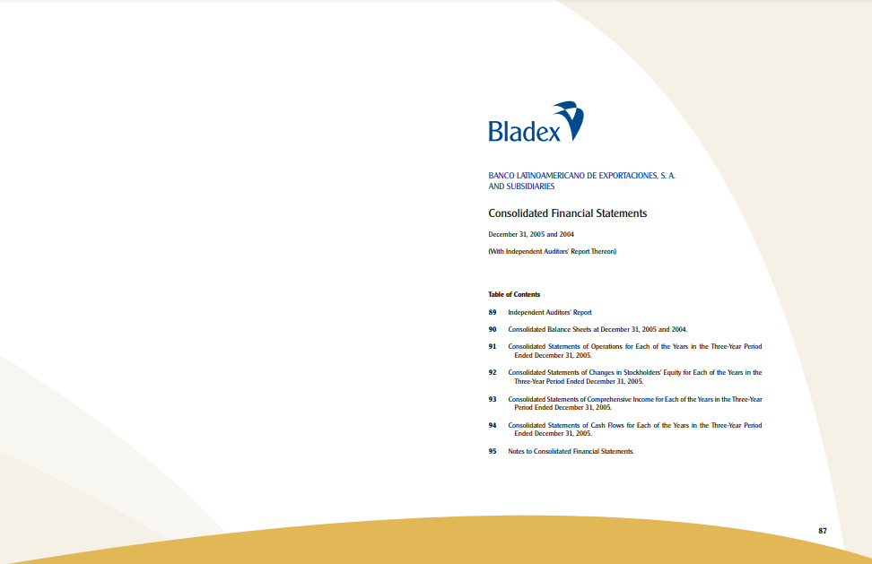 Financial Statements 2005