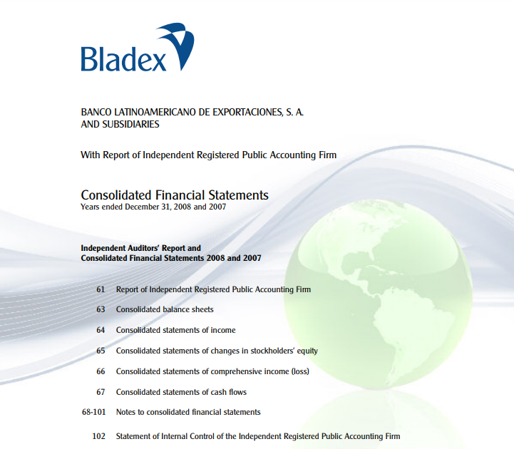 Financial Statements 2008