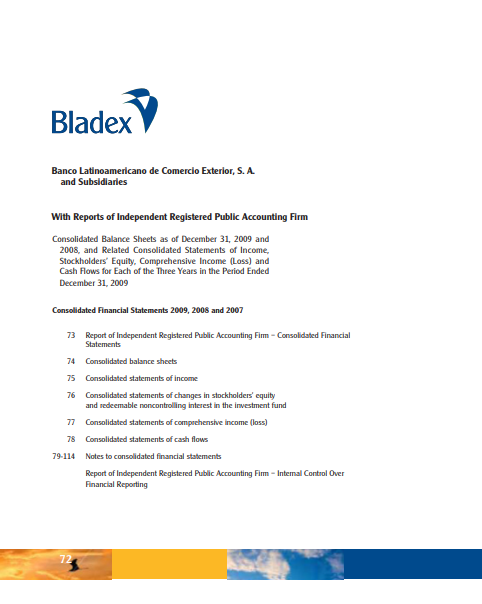 Financial Statements 2009